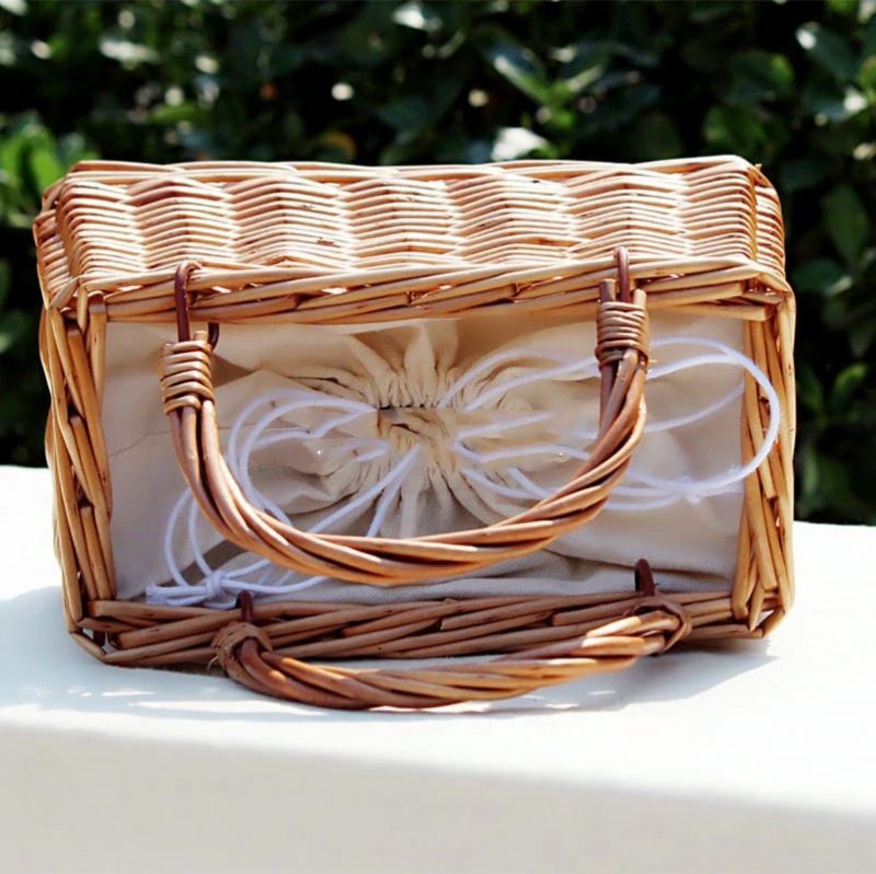 Rattan Bag for Summer - Straw Beach Bag - Straw Bag for Summer