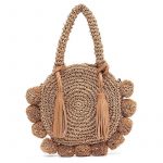 Straw Beach Bag with Zipper - Rattan Bag for Summer - Beach Totes